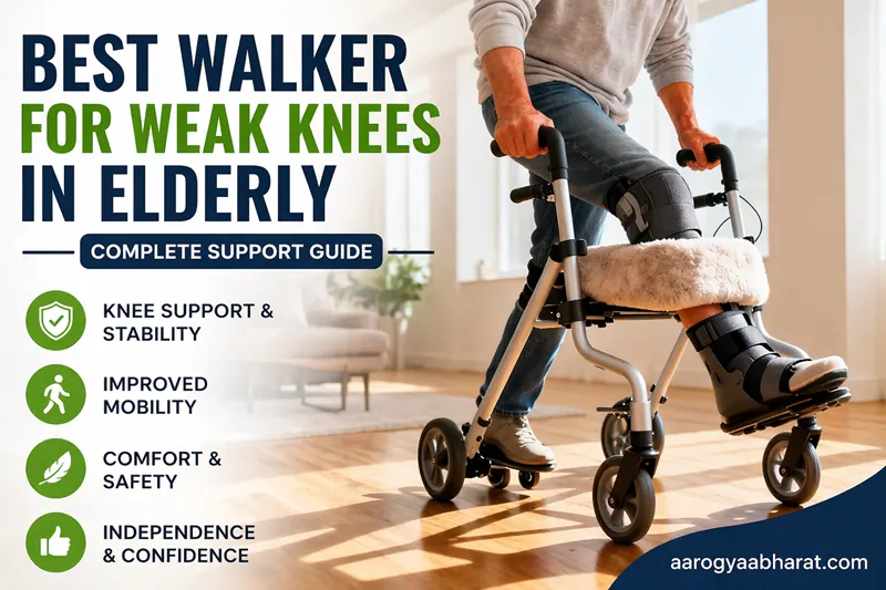 Best Walker for Weak Knees in Elderly: Complete Support Guide