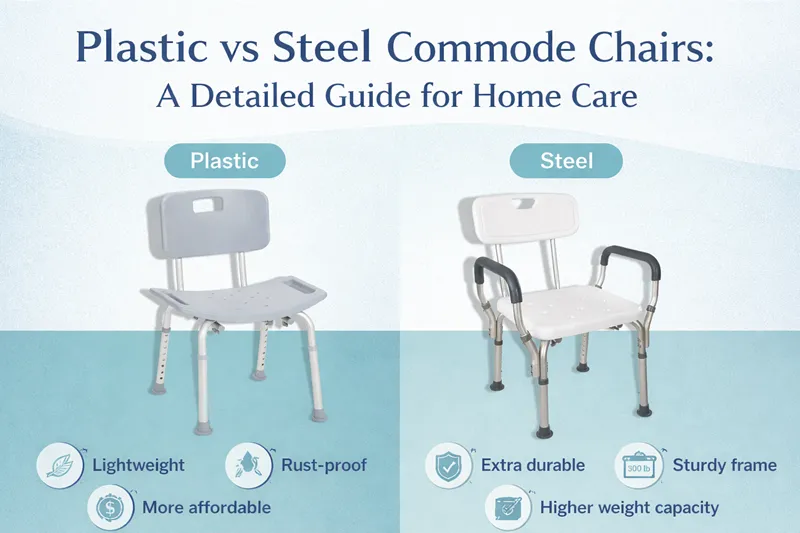 Plastic vs Steel Commode Chairs: A Detailed Guide for Home Care
