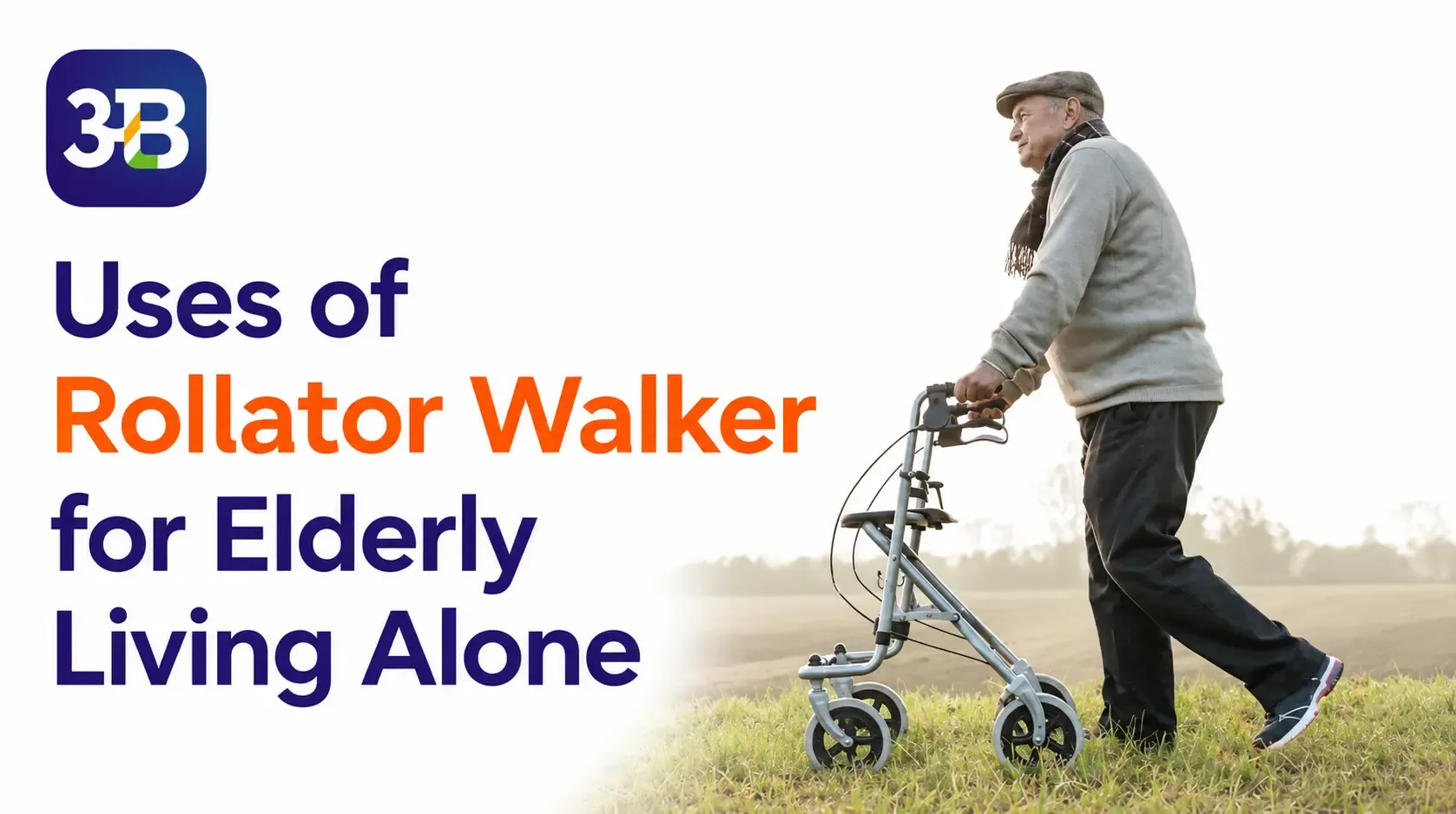 Uses of Rollator Walker for Elderly Living Alone