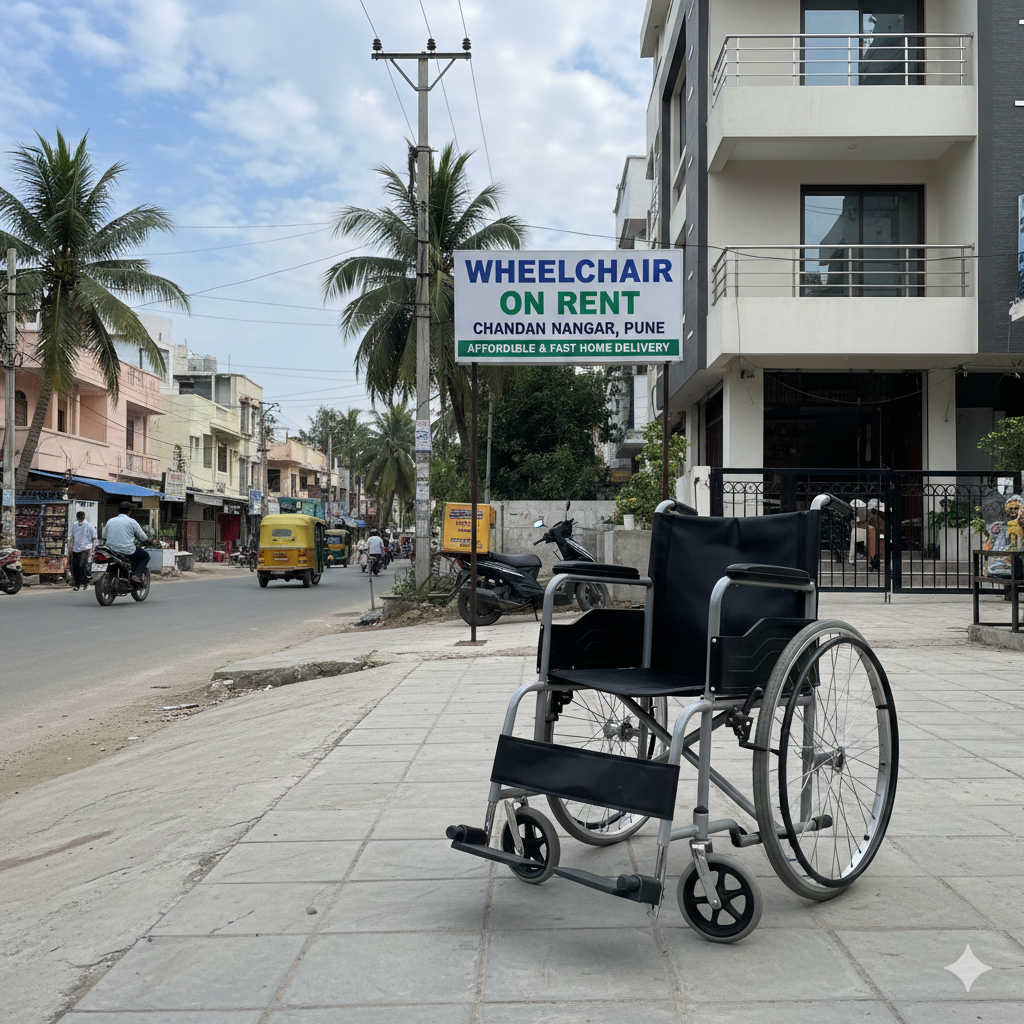 Wheelchair on Rent in Chandan Nagar, Pune – Affordable & Fast Home Delivery