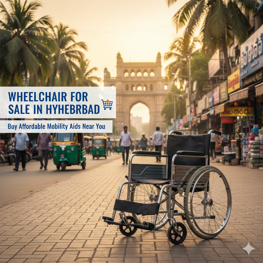 Wheelchair for Sale in Hyderabad – Buy Affordable Mobility Aids Near You