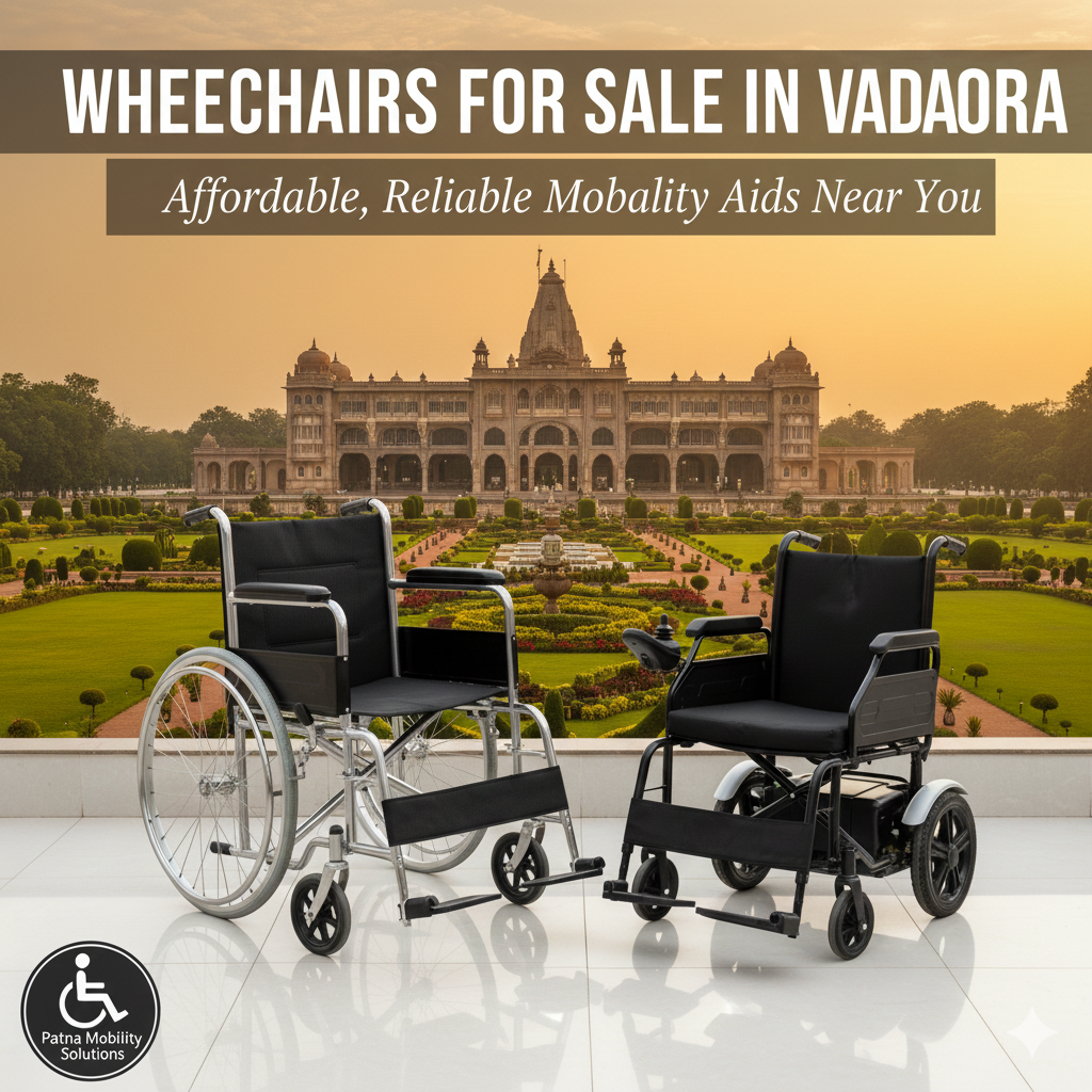 Wheelchair for Sale in Vadodara – Buy Affordable Mobility Aids Near You