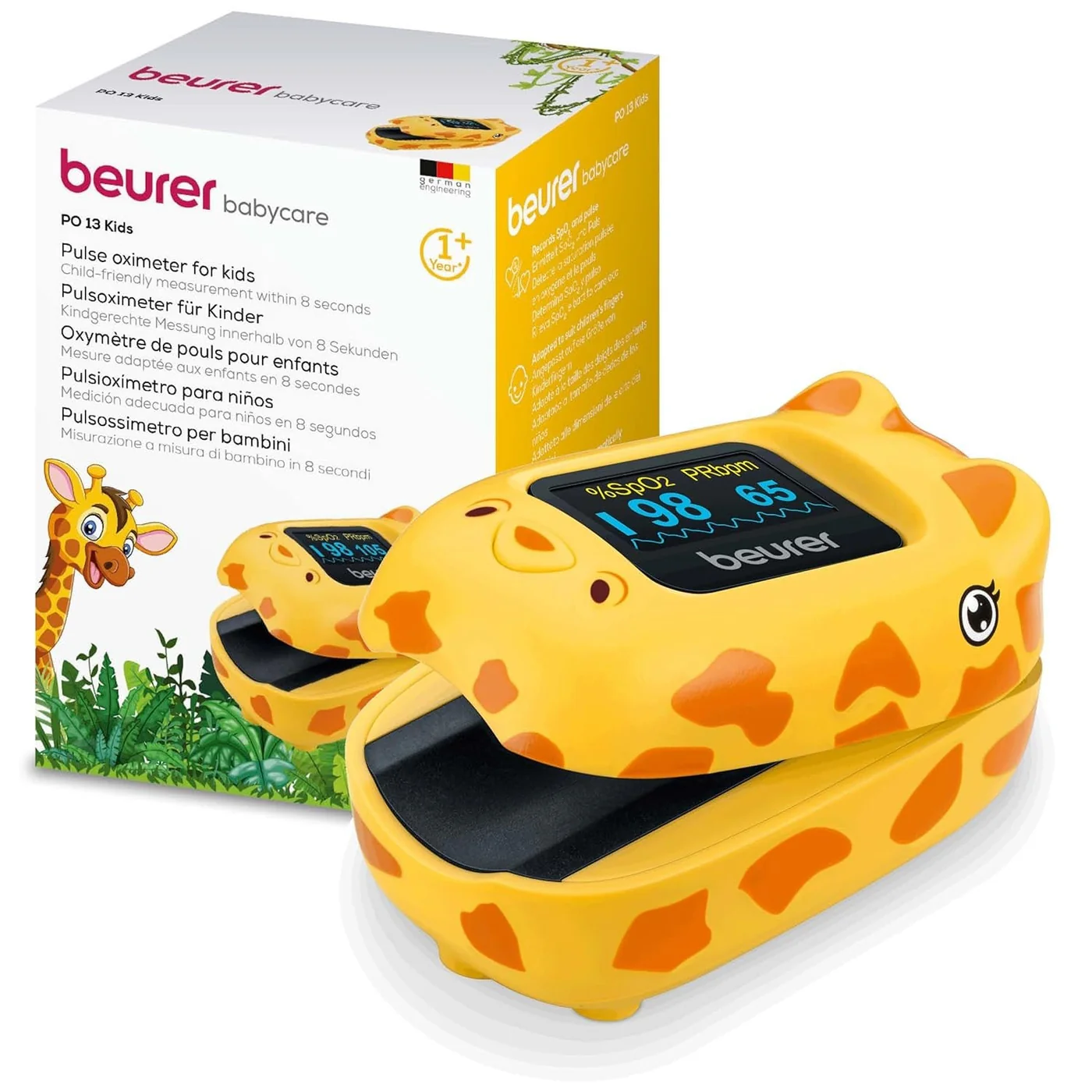 Beurer PO 13 Kids Pulse Oximeter for Oxygen Saturation Monitoring