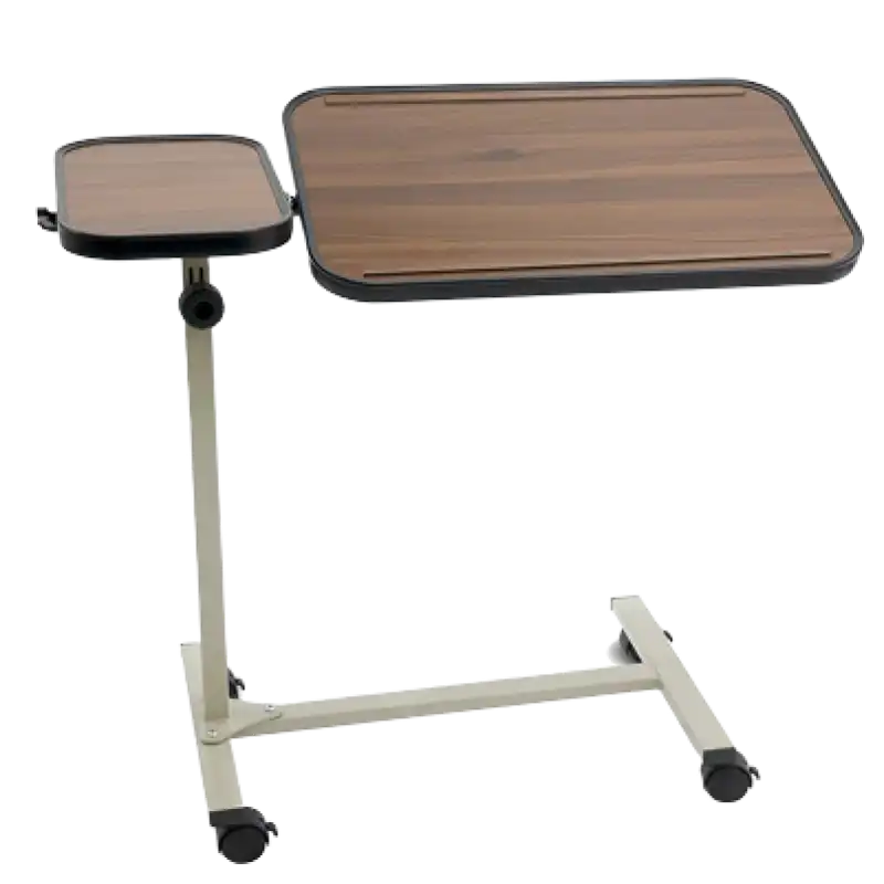 Aarogyaa Bharat Deluxe Tilt Top Multipurpose Overbed Trolley Table
