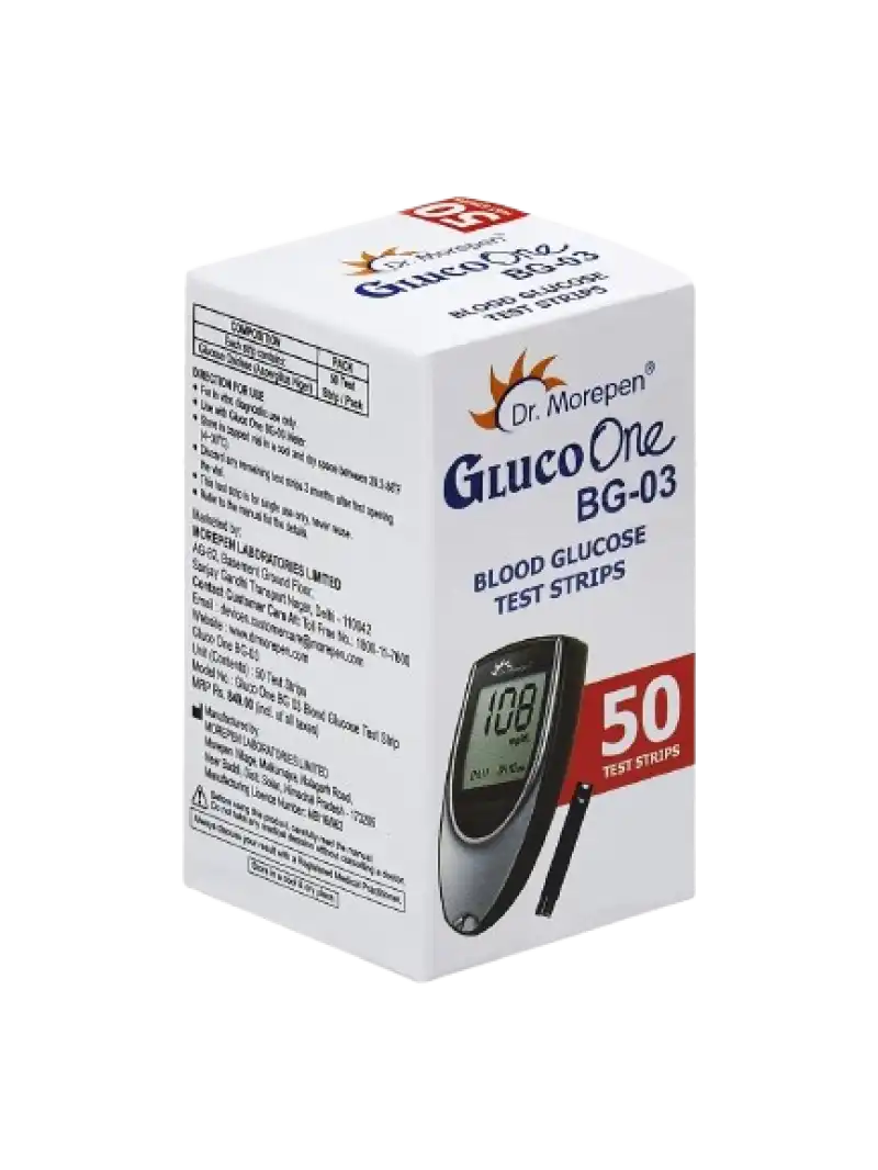 Dr.Morpen Glucometer Strips - 50 Strips